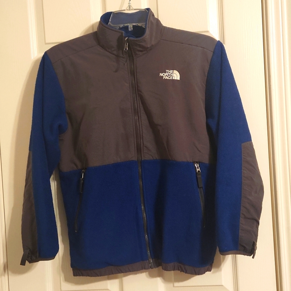 The North Face Boy's Denali Blue Fleece Jacket, XL